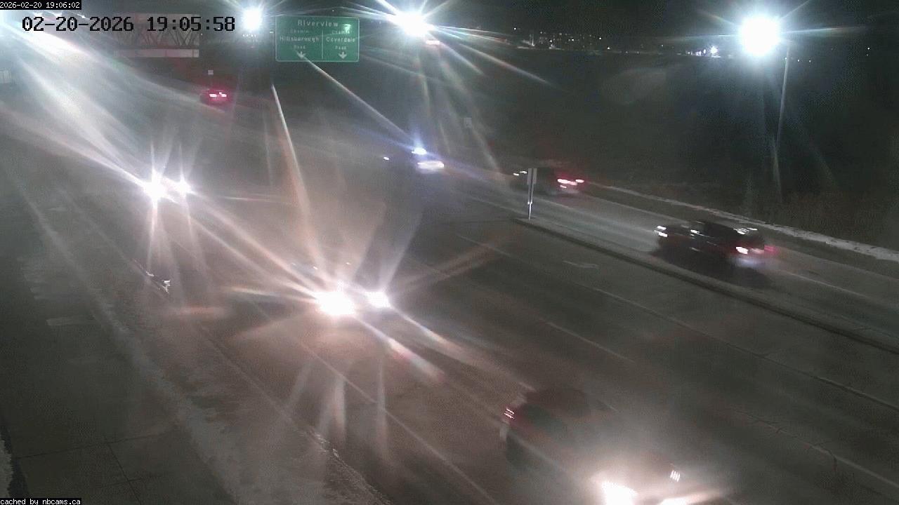 Web Cam image of Moncton (Gunningsville Bridge)