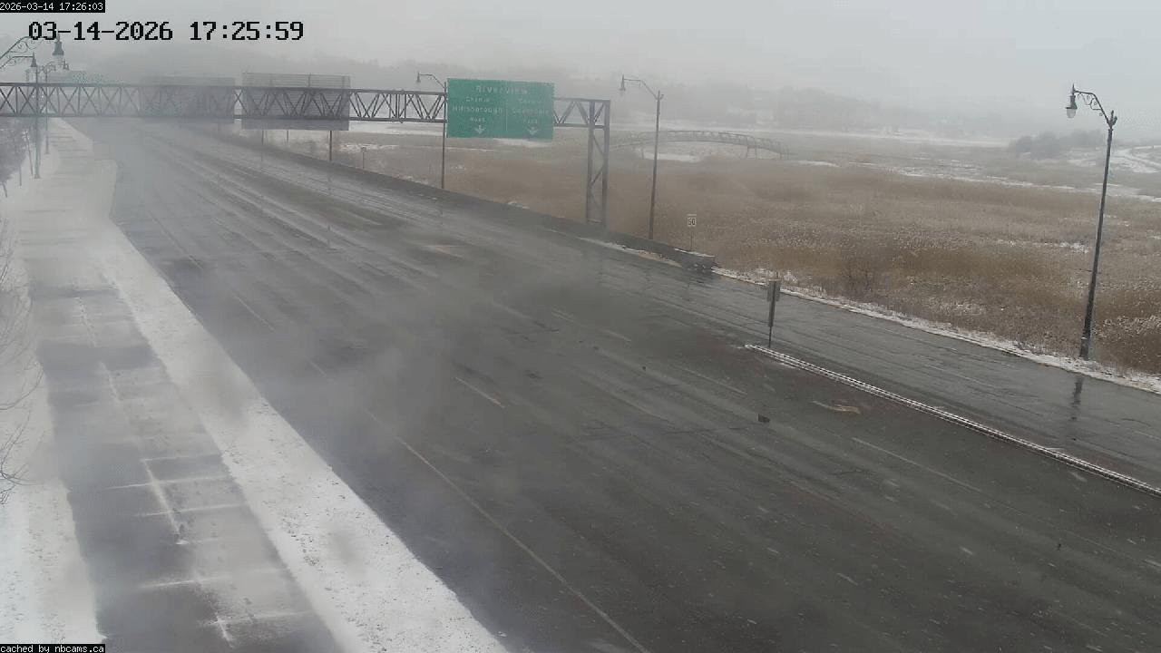 Web Cam image of Moncton (Gunningsville Bridge)