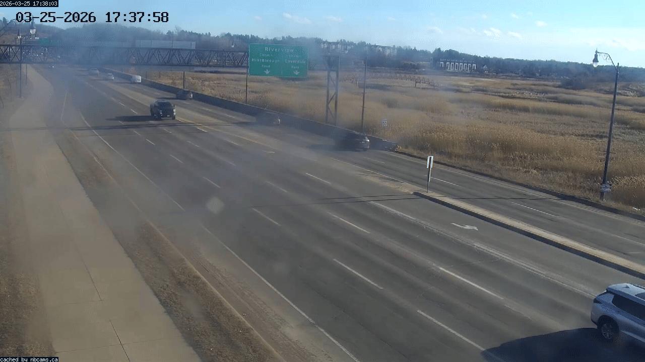 Web Cam image of Moncton (Gunningsville Bridge)