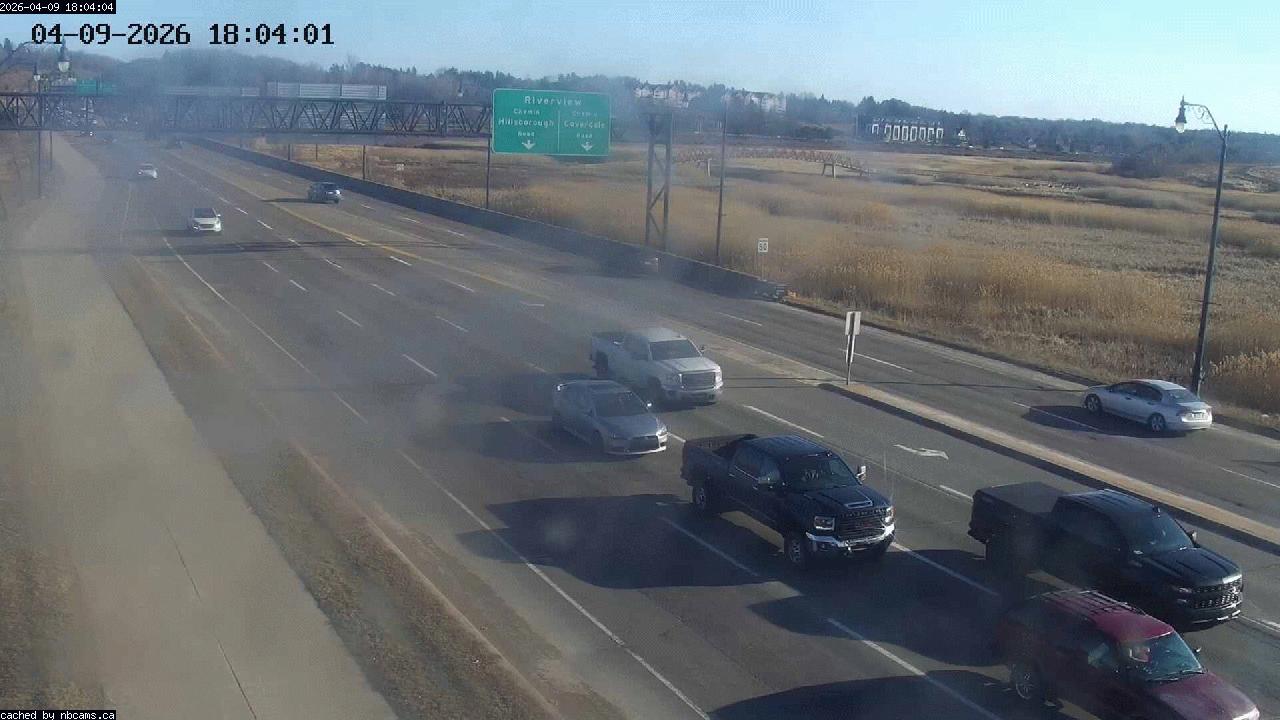 Web Cam image of Moncton (Gunningsville Bridge)