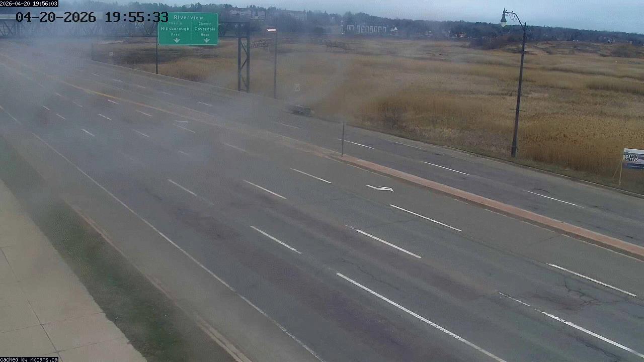 Web Cam image of Moncton (Gunningsville Bridge)