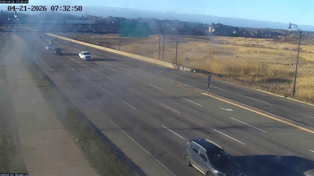 Web Cam image of Moncton (Gunningsville Bridge)