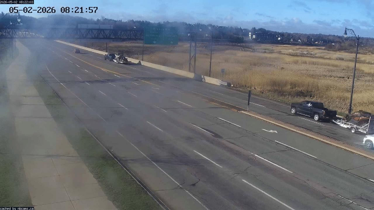 Web Cam image of Moncton (Gunningsville Bridge)