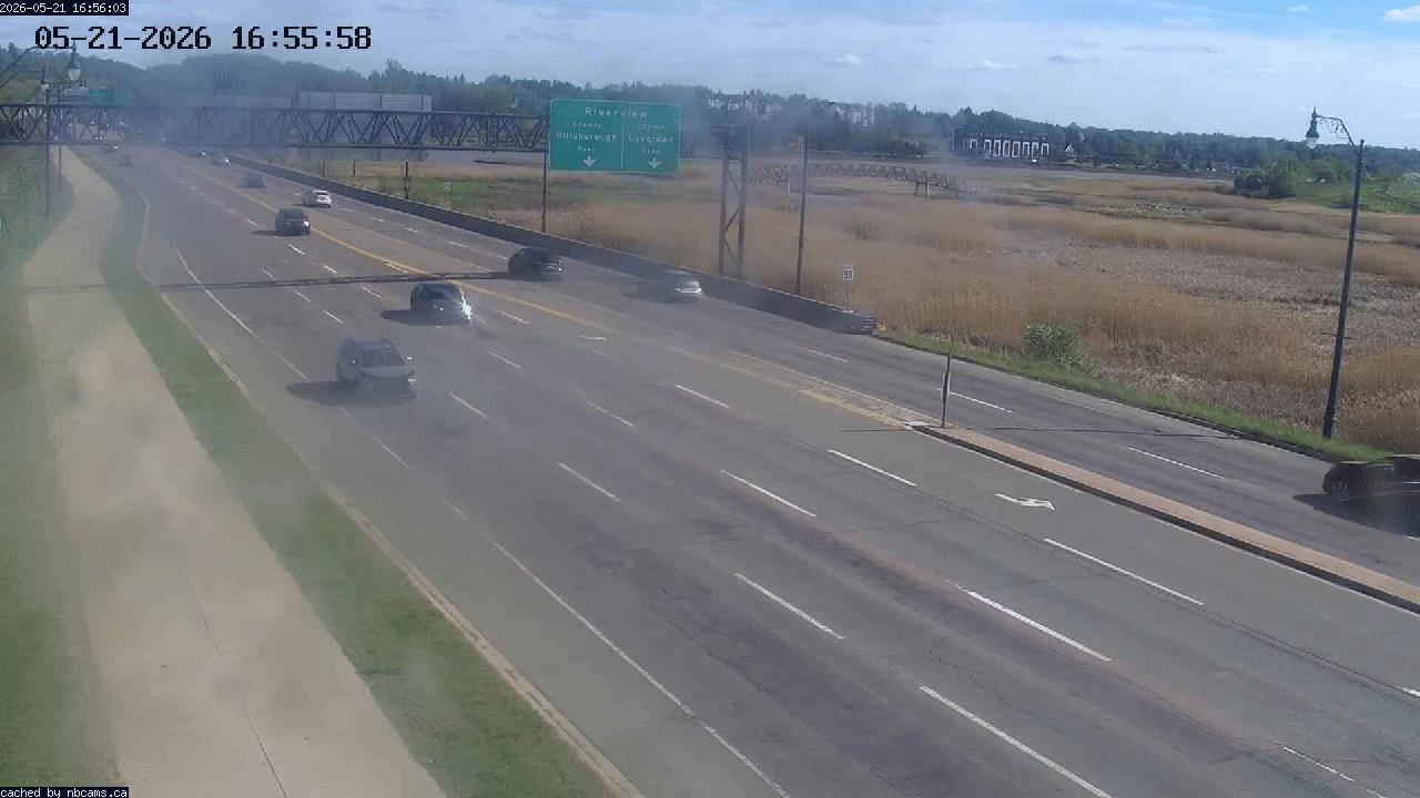Web Cam image of Moncton (Gunningsville Bridge)