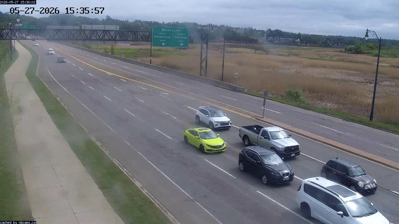 Web Cam image of Moncton (Gunningsville Bridge)