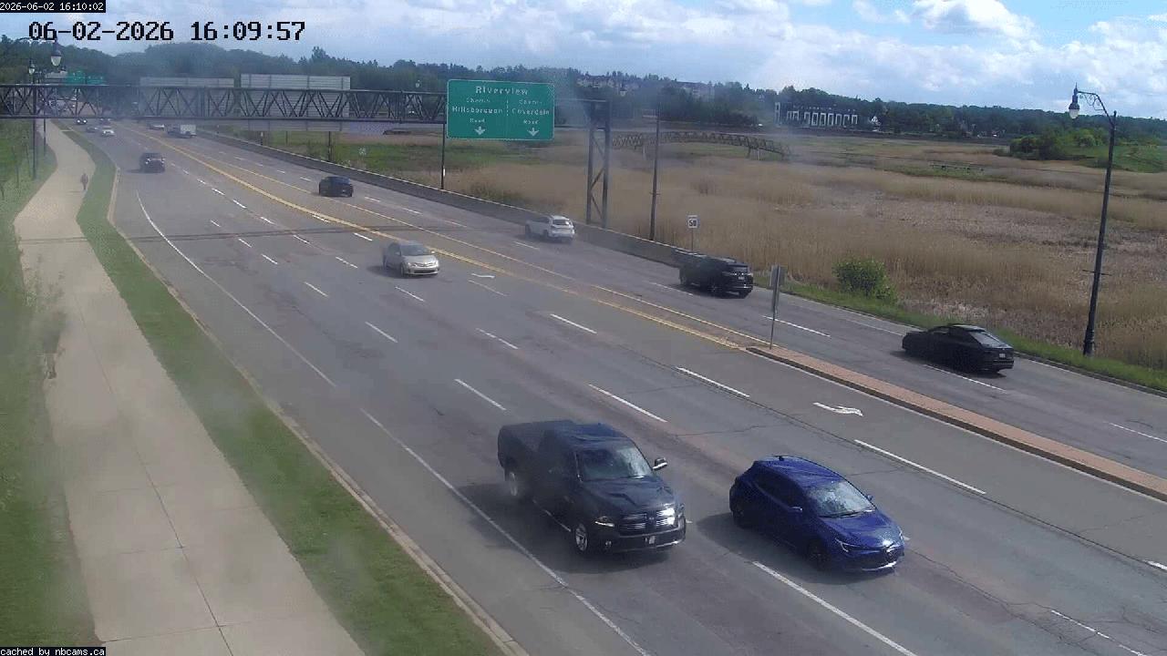 Web Cam image of Moncton (Gunningsville Bridge)