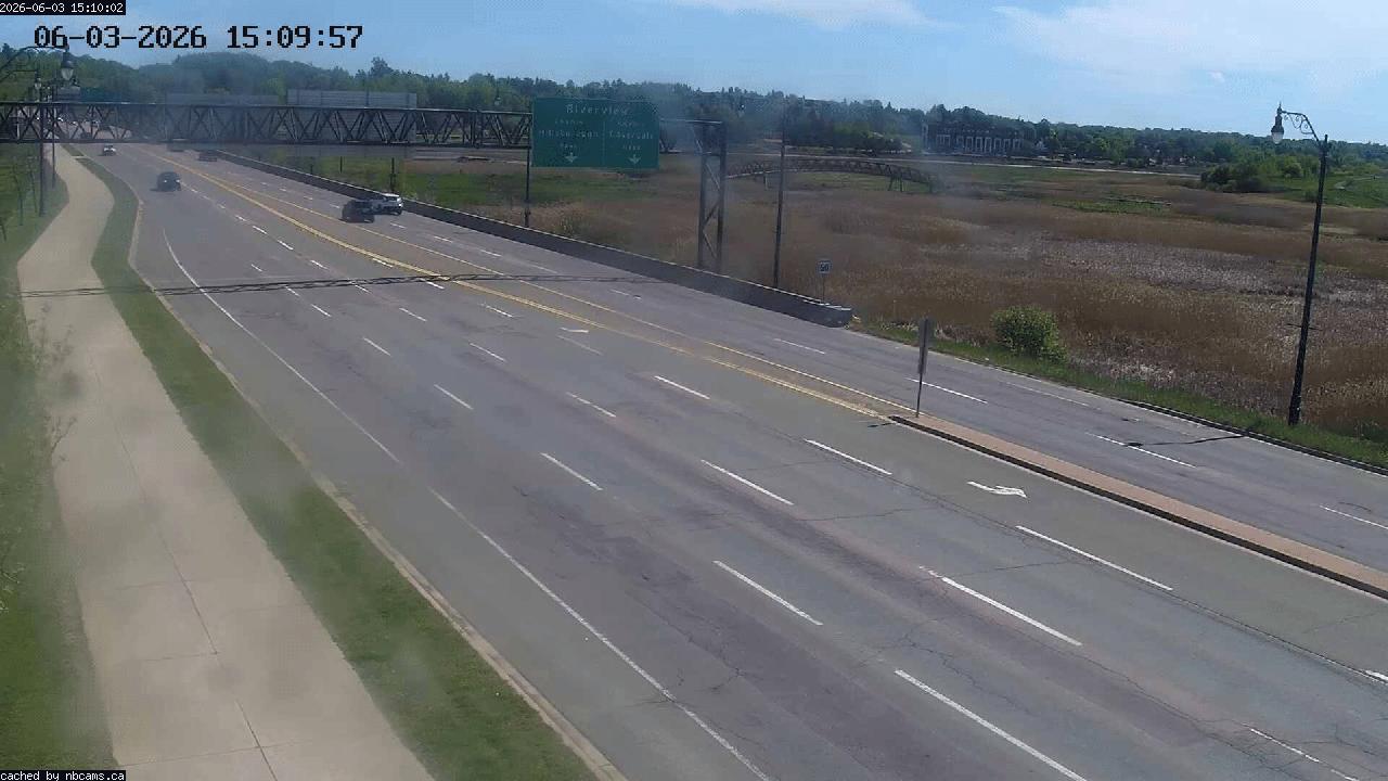 Web Cam image of Moncton (Gunningsville Bridge)