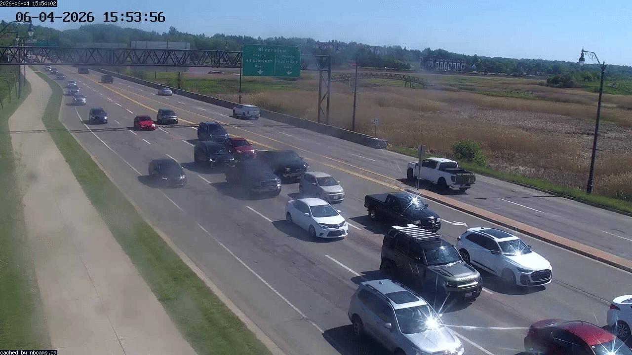 Web Cam image of Moncton (Gunningsville Bridge)