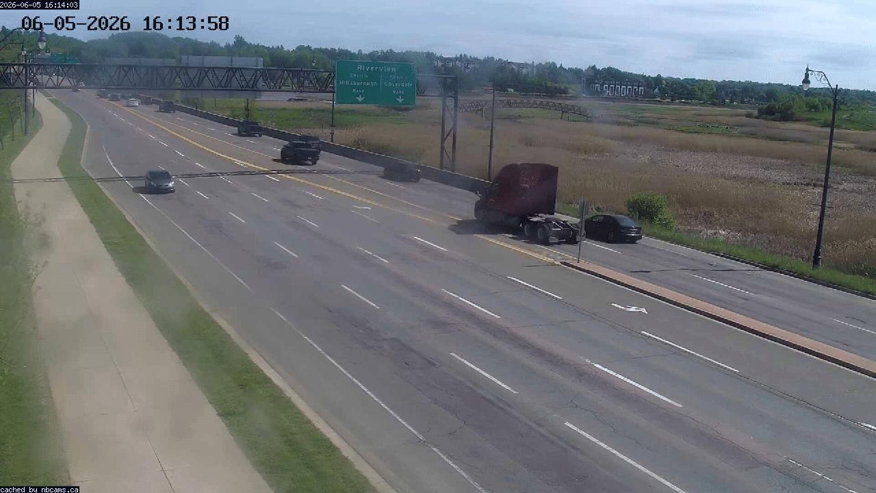 Web Cam image of Moncton (Gunningsville Bridge)