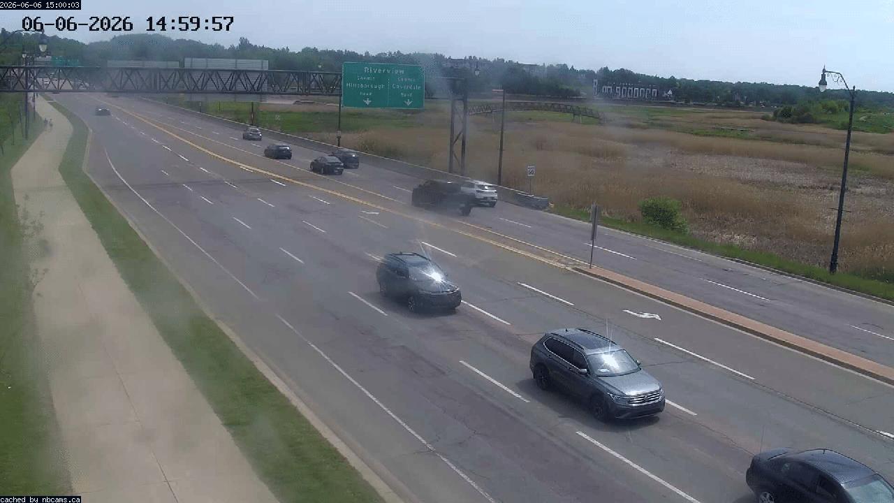 Web Cam image of Moncton (Gunningsville Bridge)