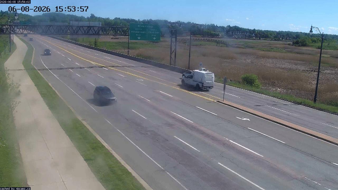 Web Cam image of Moncton (Gunningsville Bridge)