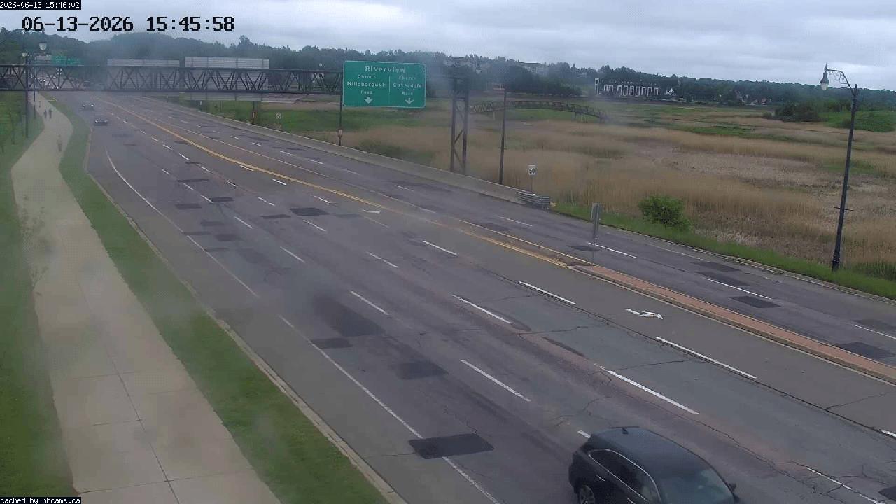 Web Cam image of Moncton (Gunningsville Bridge)
