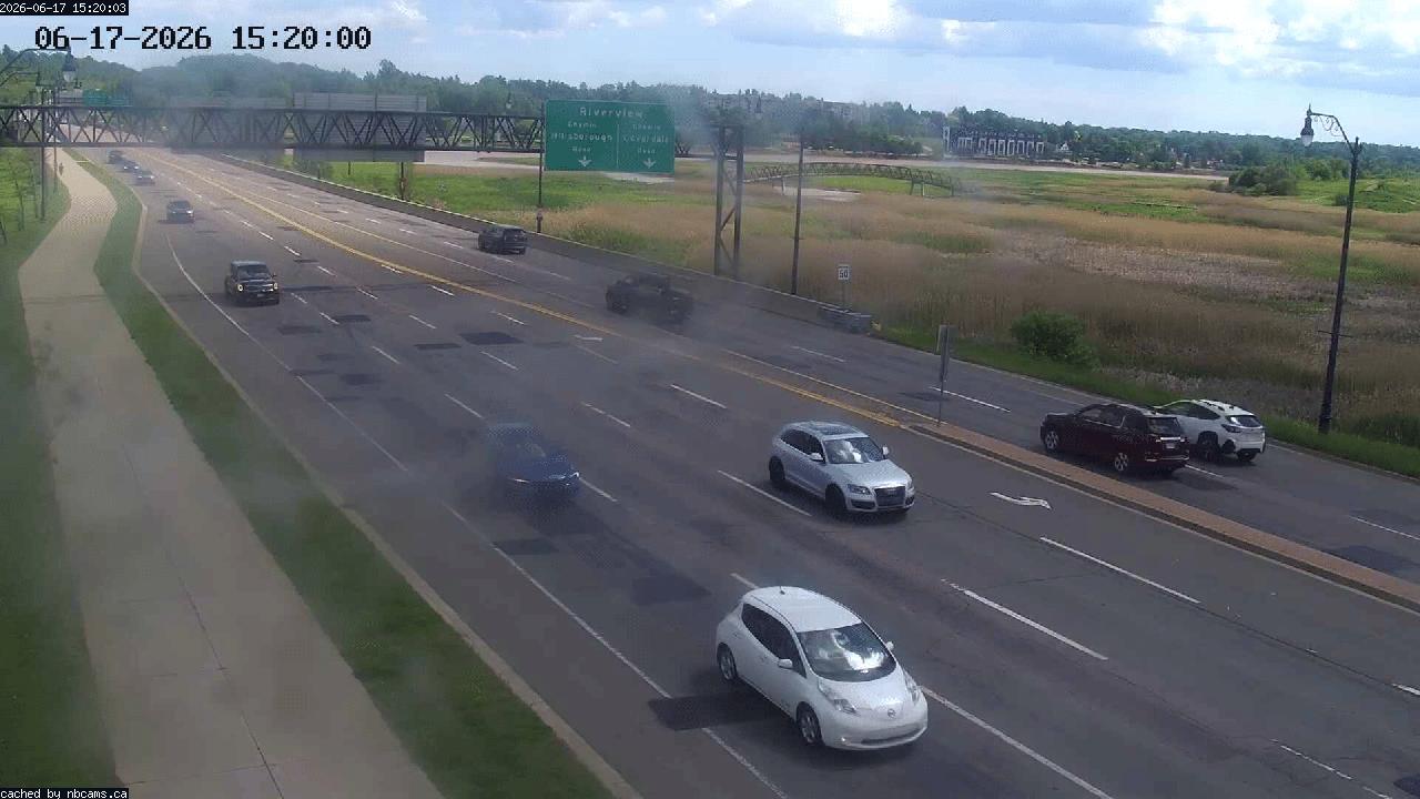 Web Cam image of Moncton (Gunningsville Bridge)