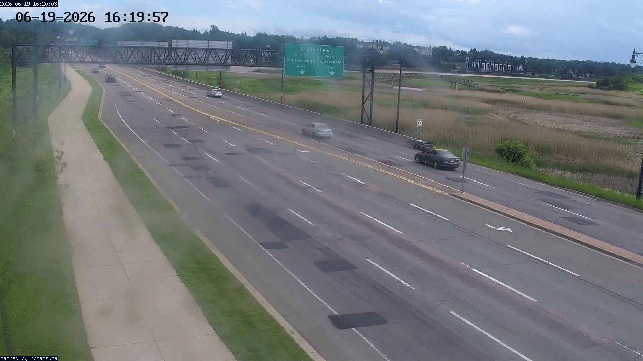 Web Cam image of Moncton (Gunningsville Bridge)
