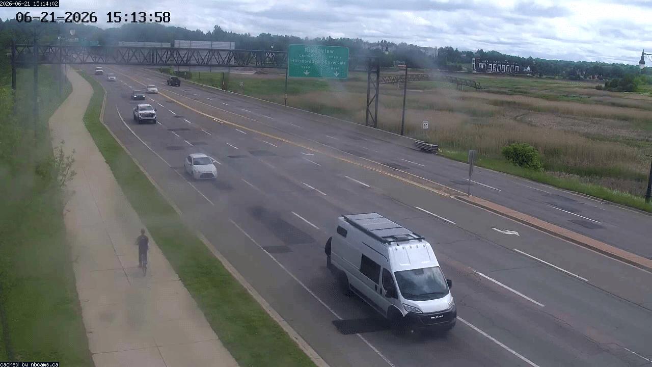 Web Cam image of Moncton (Gunningsville Bridge)