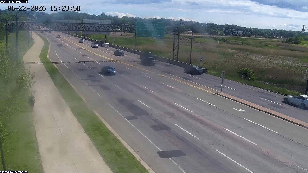 Web Cam image of Moncton (Gunningsville Bridge)