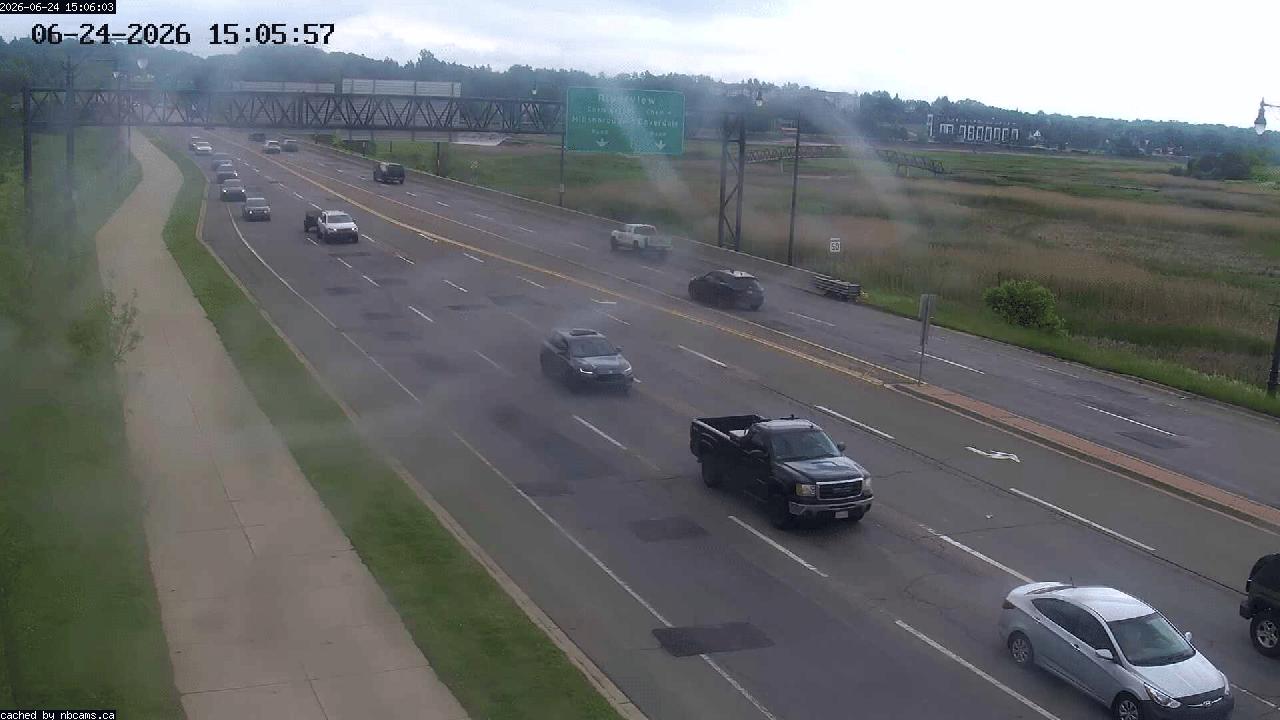 Web Cam image of Moncton (Gunningsville Bridge)