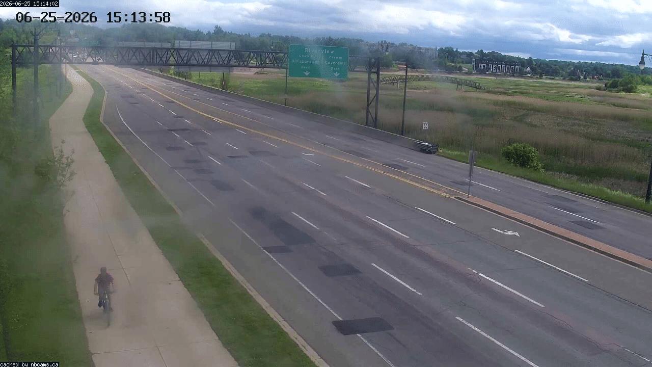 Web Cam image of Moncton (Gunningsville Bridge)