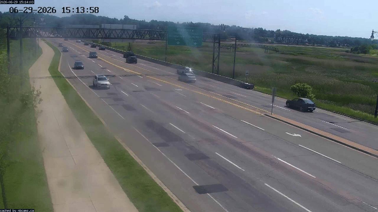 Web Cam image of Moncton (Gunningsville Bridge)