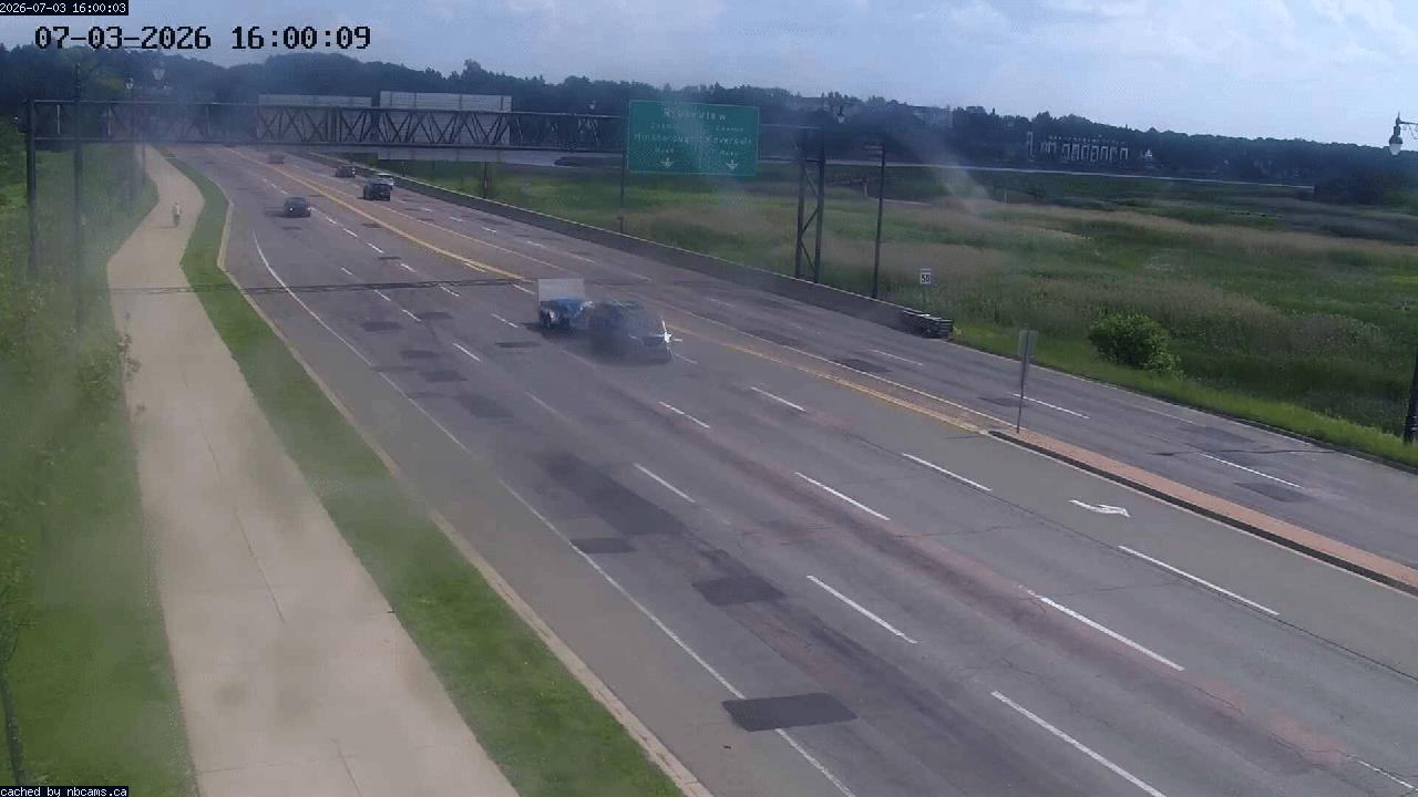 Web Cam image of Moncton (Gunningsville Bridge)