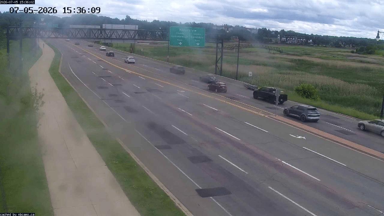 Web Cam image of Moncton (Gunningsville Bridge)