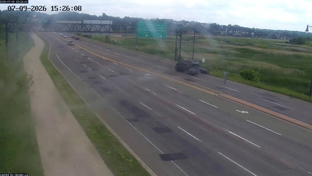 Web Cam image of Moncton (Gunningsville Bridge)