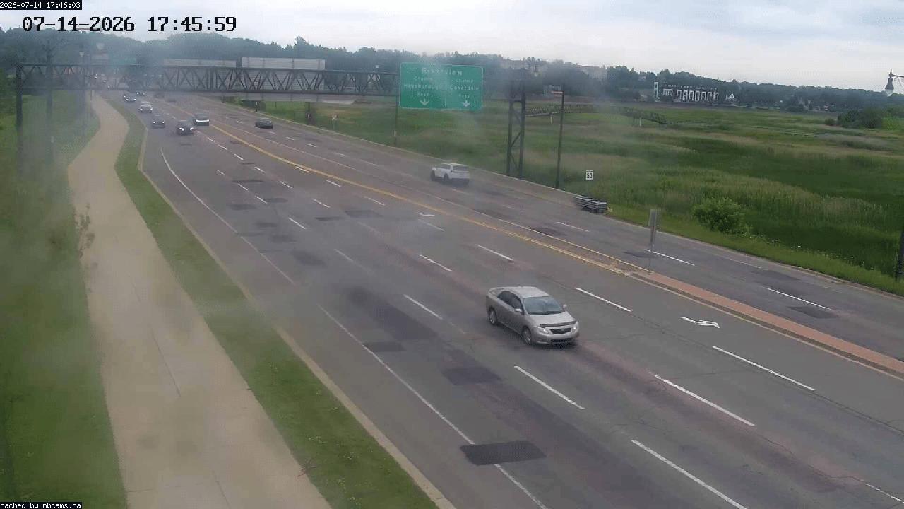 Web Cam image of Moncton (Gunningsville Bridge)