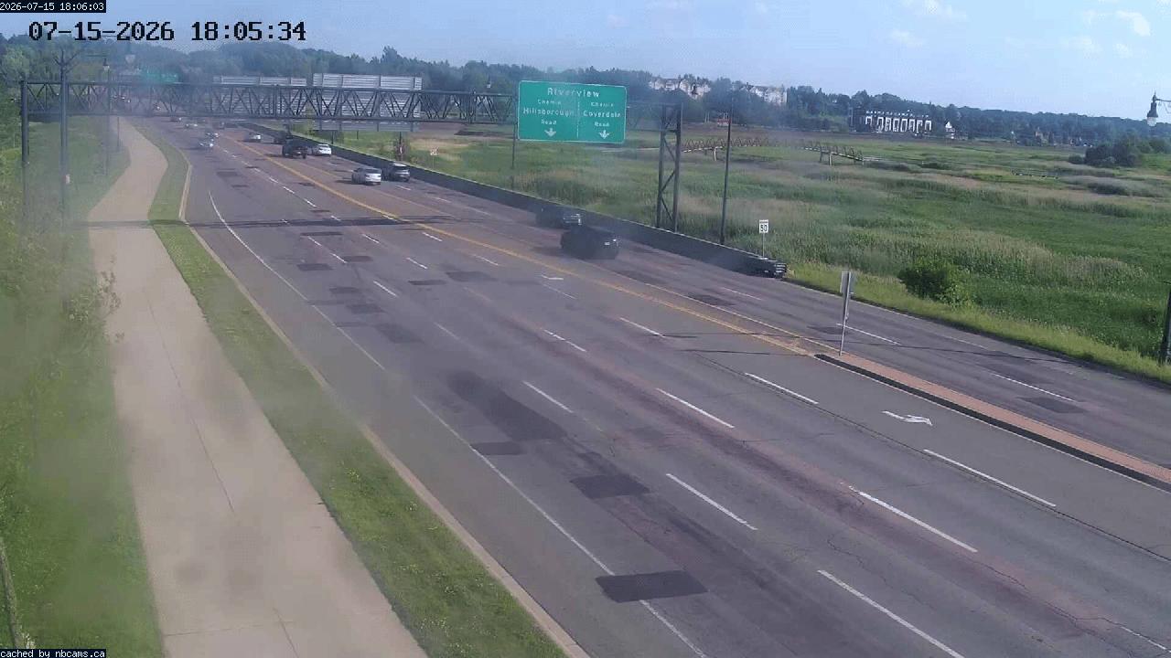 Web Cam image of Moncton (Gunningsville Bridge)