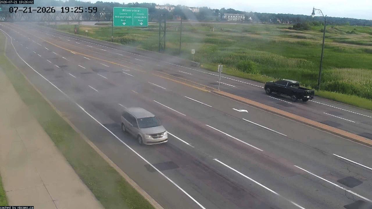 Web Cam image of Moncton (Gunningsville Bridge)