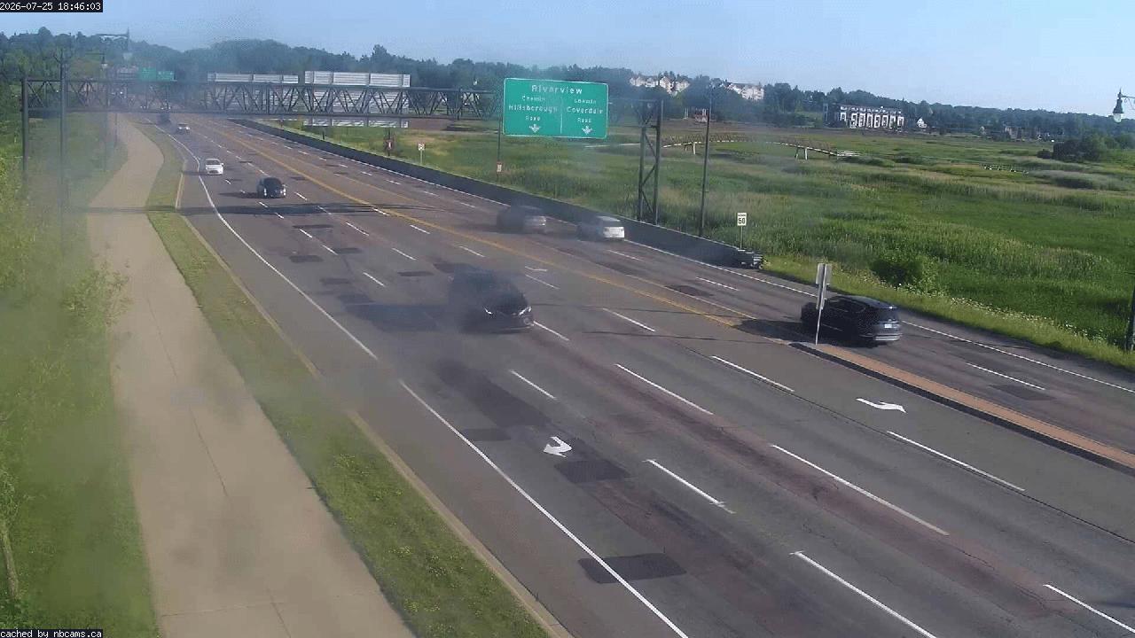 Web Cam image of Moncton (Gunningsville Bridge)