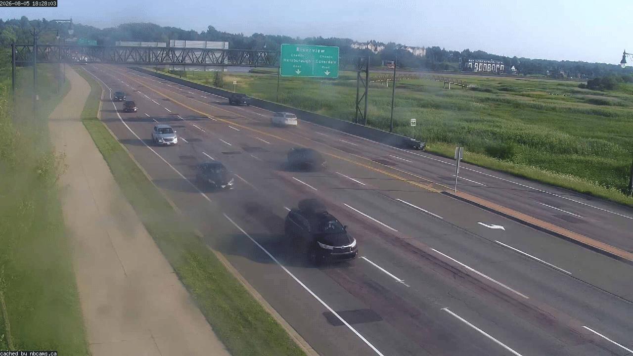 Web Cam image of Moncton (Gunningsville Bridge)