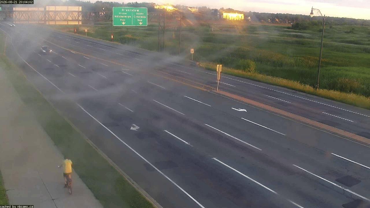 Web Cam image of Moncton (Gunningsville Bridge)