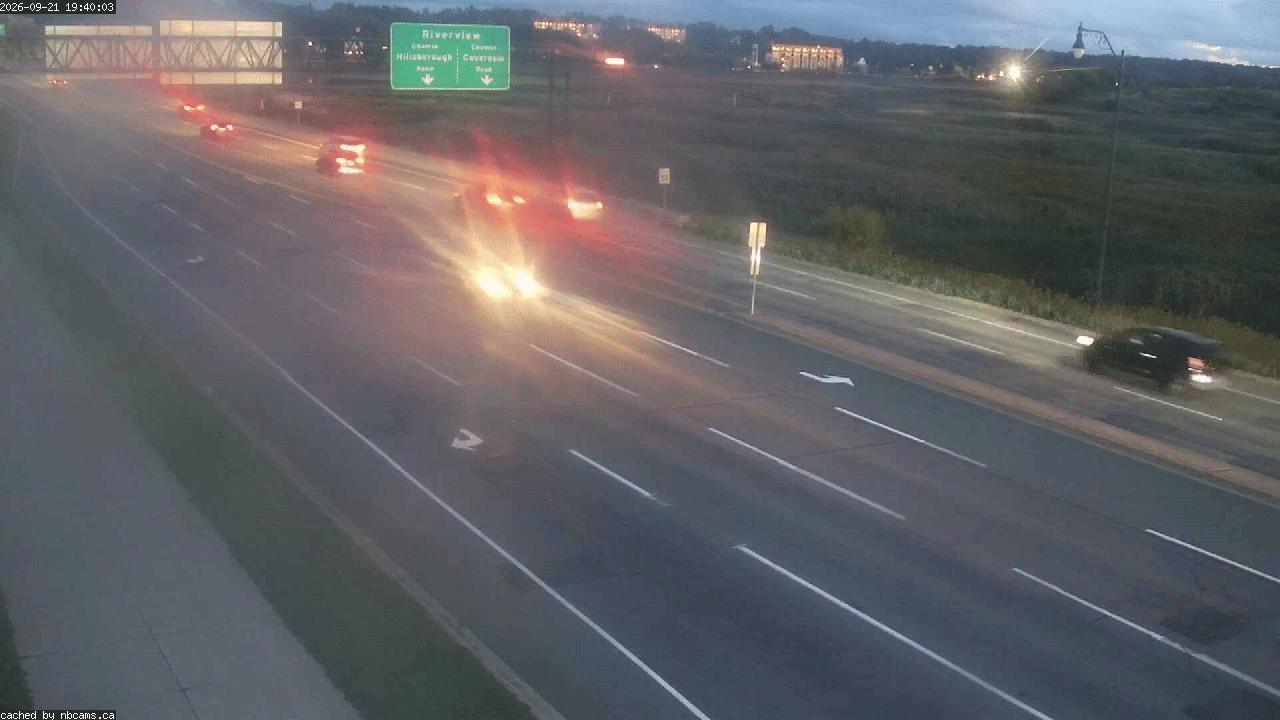 Web Cam image of Moncton (Gunningsville Bridge)