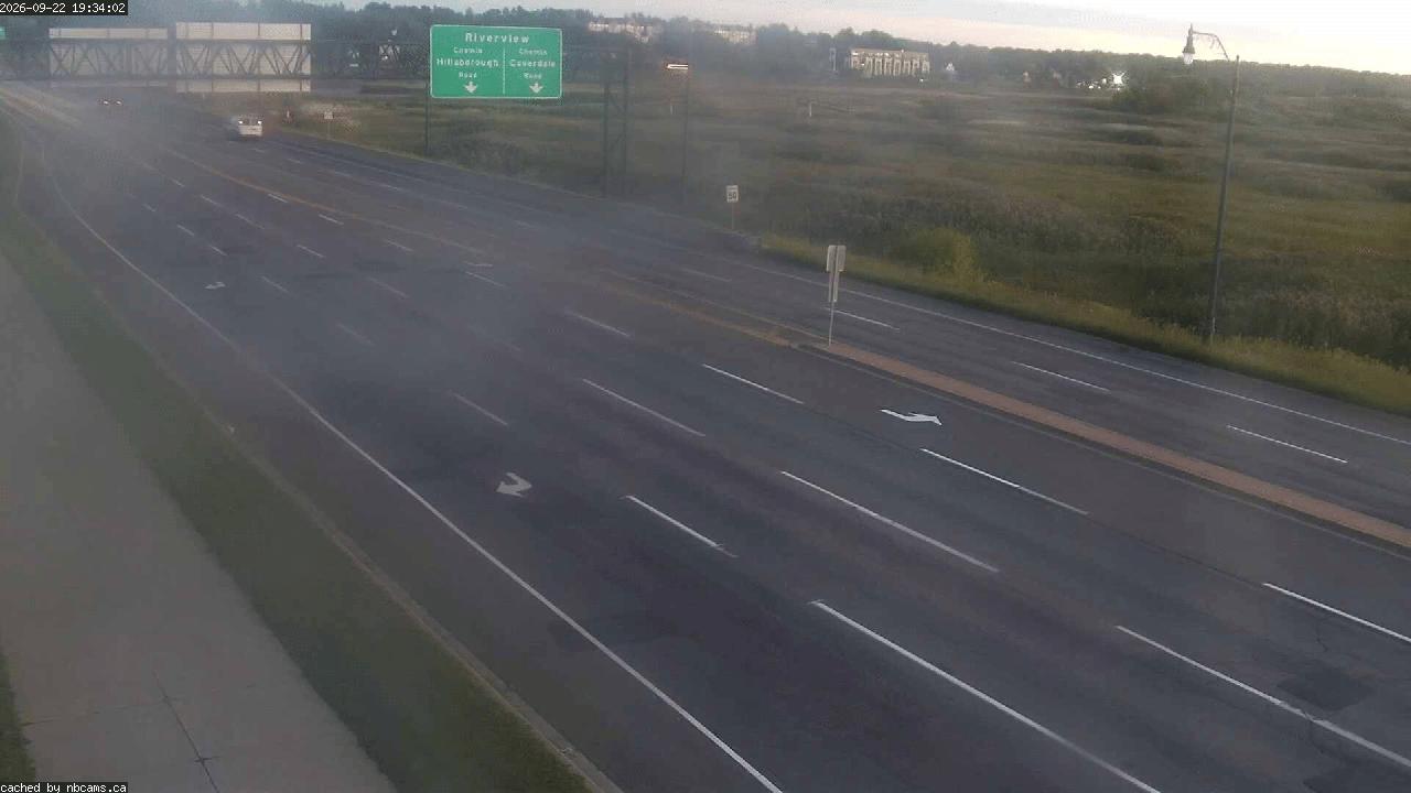 Web Cam image of Moncton (Gunningsville Bridge)