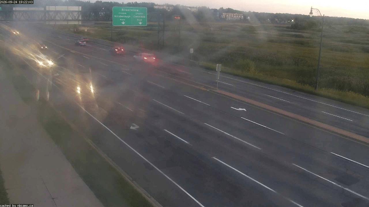 Web Cam image of Moncton (Gunningsville Bridge)