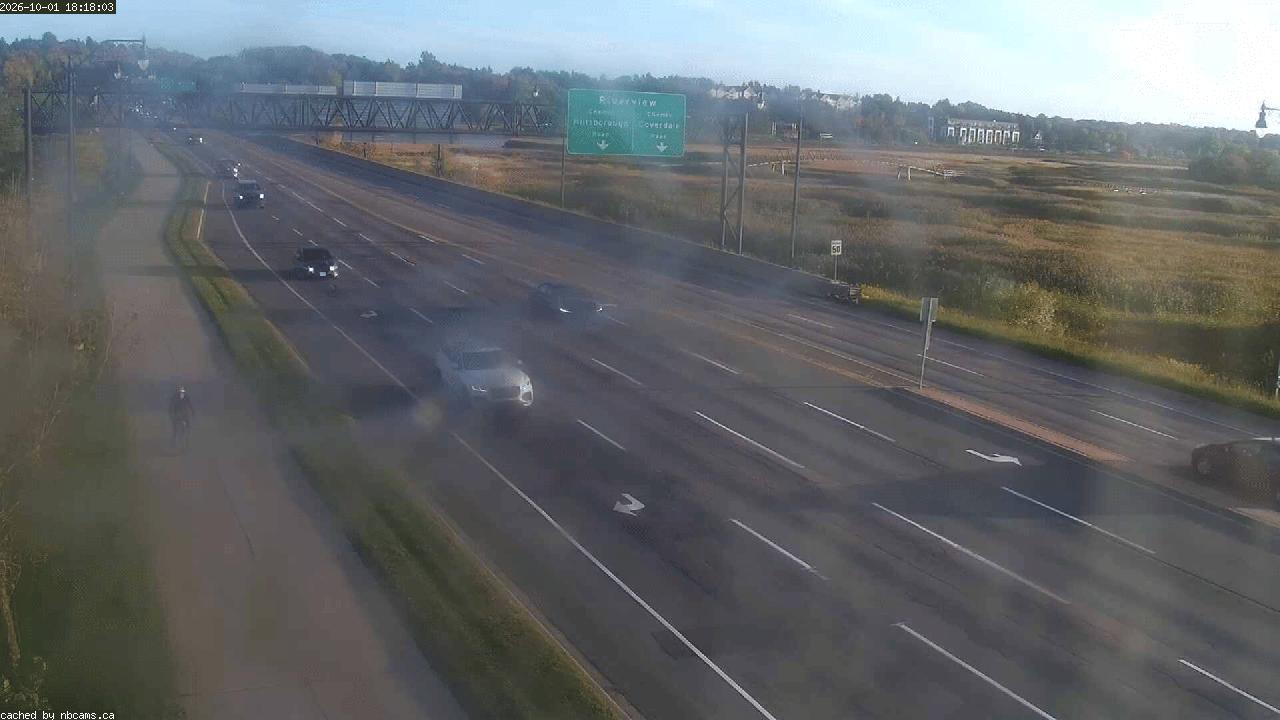 Web Cam image of Moncton (Gunningsville Bridge)