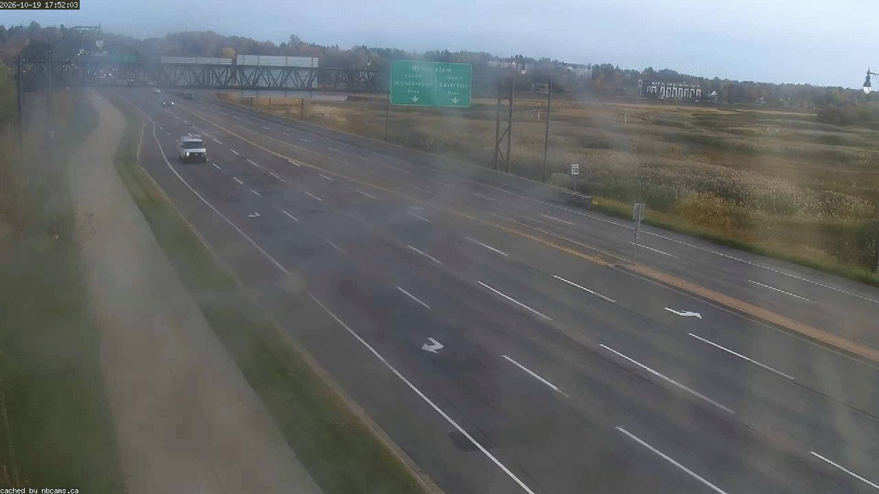 Web Cam image of Moncton (Gunningsville Bridge)