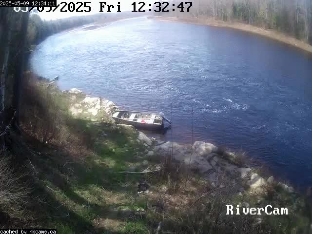 Web Cam image of Boiestown (Miramichi River)