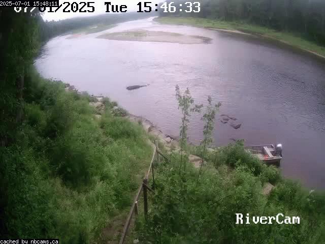 Web Cam image of Boiestown (Miramichi River)