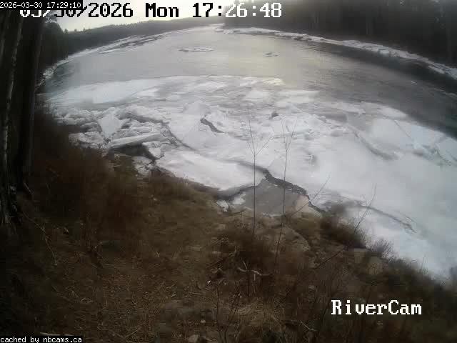 Web Cam image of Boiestown (Miramichi River)