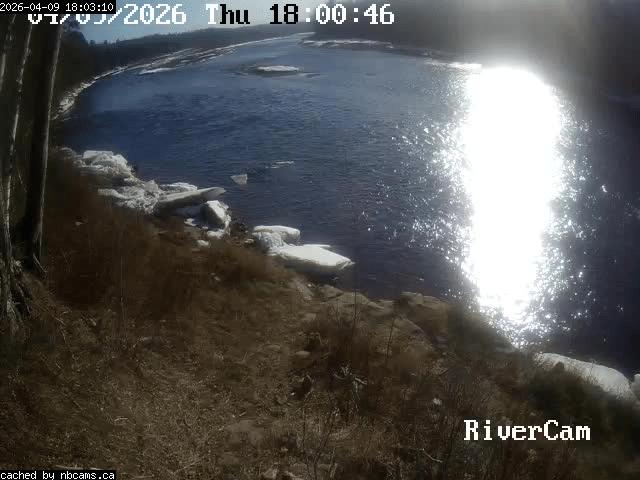 Web Cam image of Boiestown (Miramichi River)