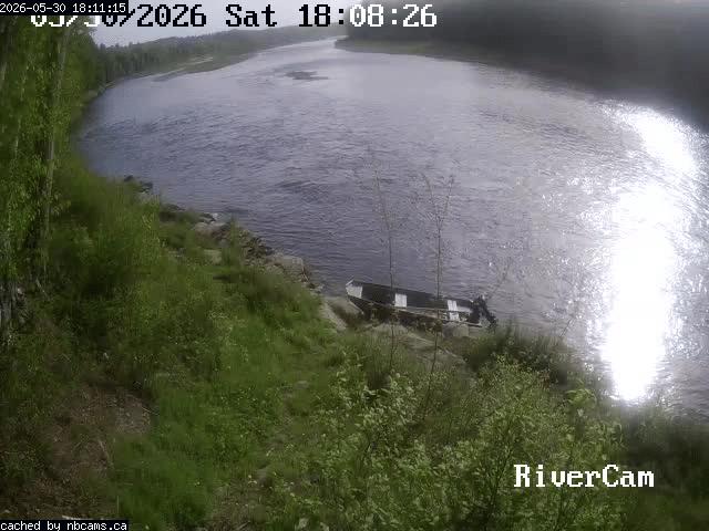 Web Cam image of Boiestown (Miramichi River)