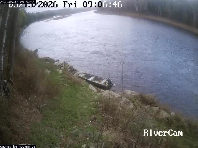 Web Cam image of Boiestown (Miramichi River)