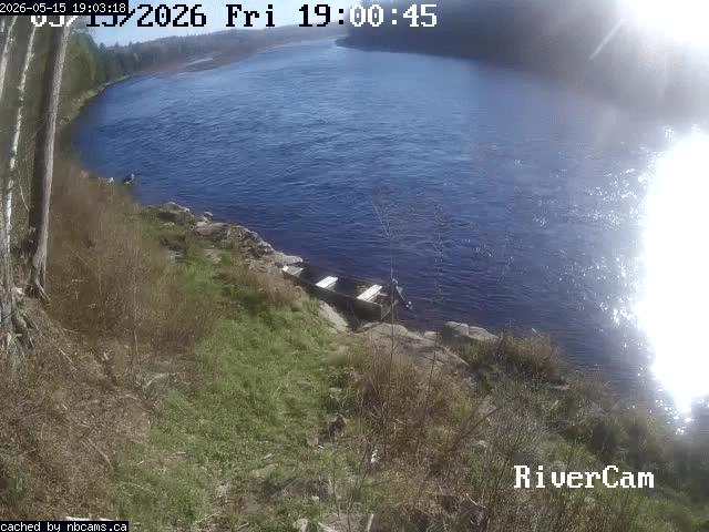 Web Cam image of Boiestown (Miramichi River)