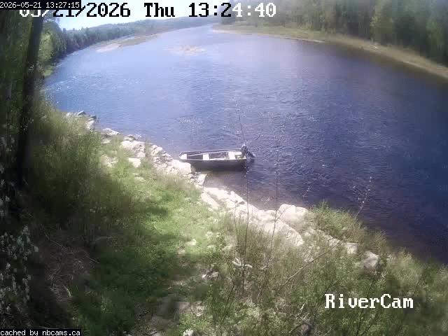 Web Cam image of Boiestown (Miramichi River)