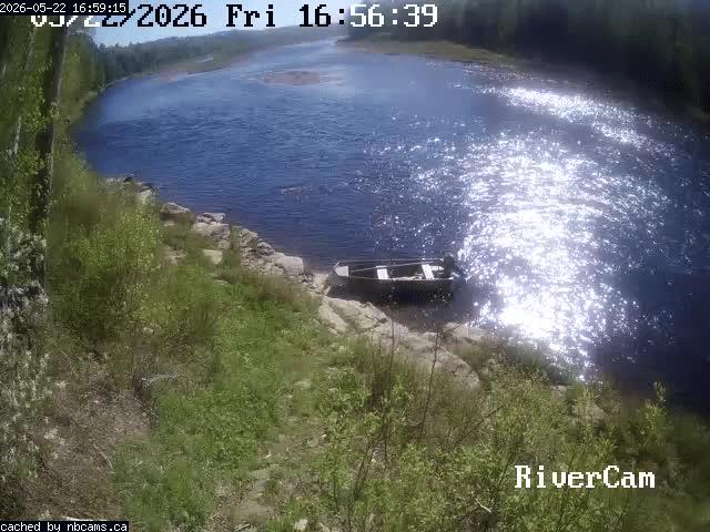 Web Cam image of Boiestown (Miramichi River)