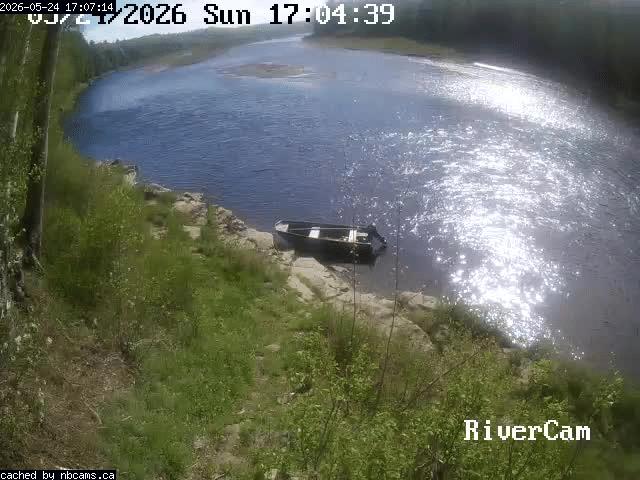Web Cam image of Boiestown (Miramichi River)