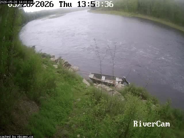 Web Cam image of Boiestown (Miramichi River)