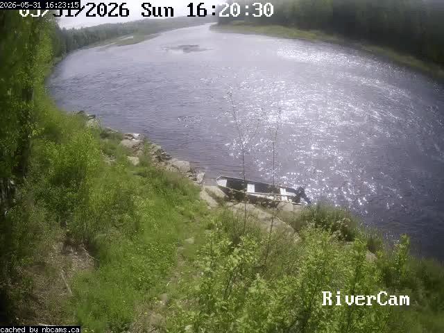 Web Cam image of Boiestown (Miramichi River)
