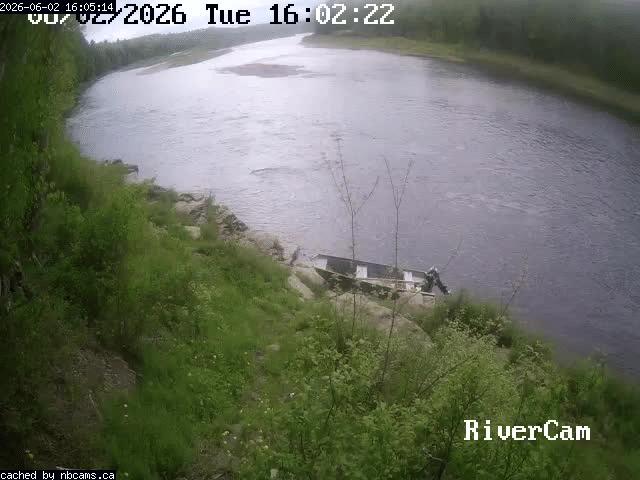 Web Cam image of Boiestown (Miramichi River)